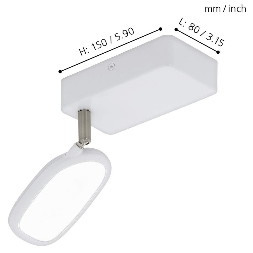 Eglo - LED RGB Kohtvalgusti PALOMBARE-C 1xLED/5W/230V