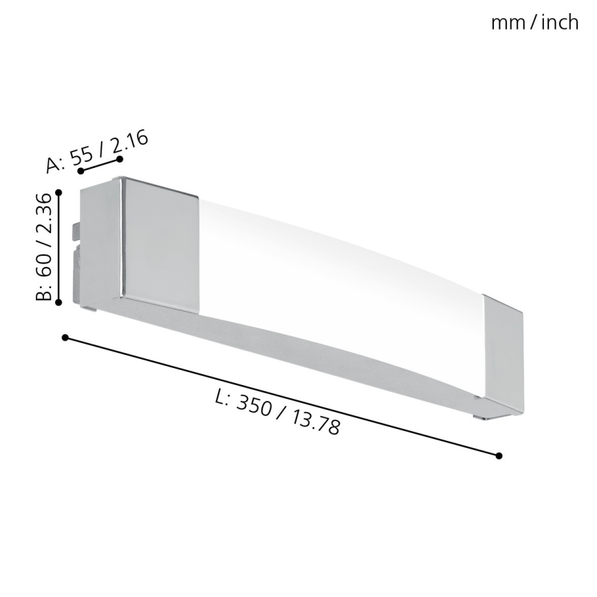 Eglo - LED Peeglivalgusti vannituppa LED/8,3W/230V IP44