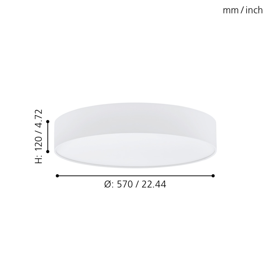 Eglo - LED Hämardatav laevalgusti LED/40W/230V + pult