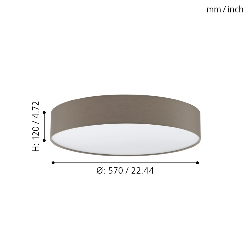 Eglo - LED Hämardatav laevalgusti LED/40W/230V + pult