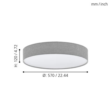 Eglo - LED Hämardatav laevalgusti LED/40W/230V + pult