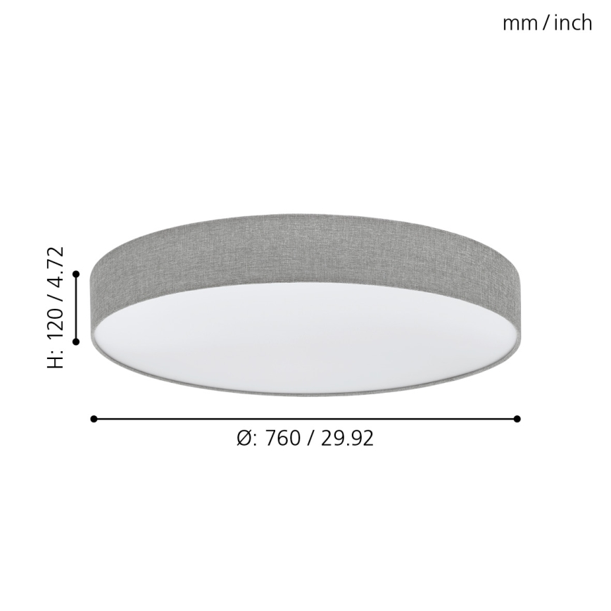 Eglo - LED Hämardatav laevalgusti LED/60W/230V + pult