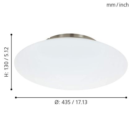 Eglo 97811 - LED Hämardatav laevalgusti FRATTINA-C 1xLED/27W/230V