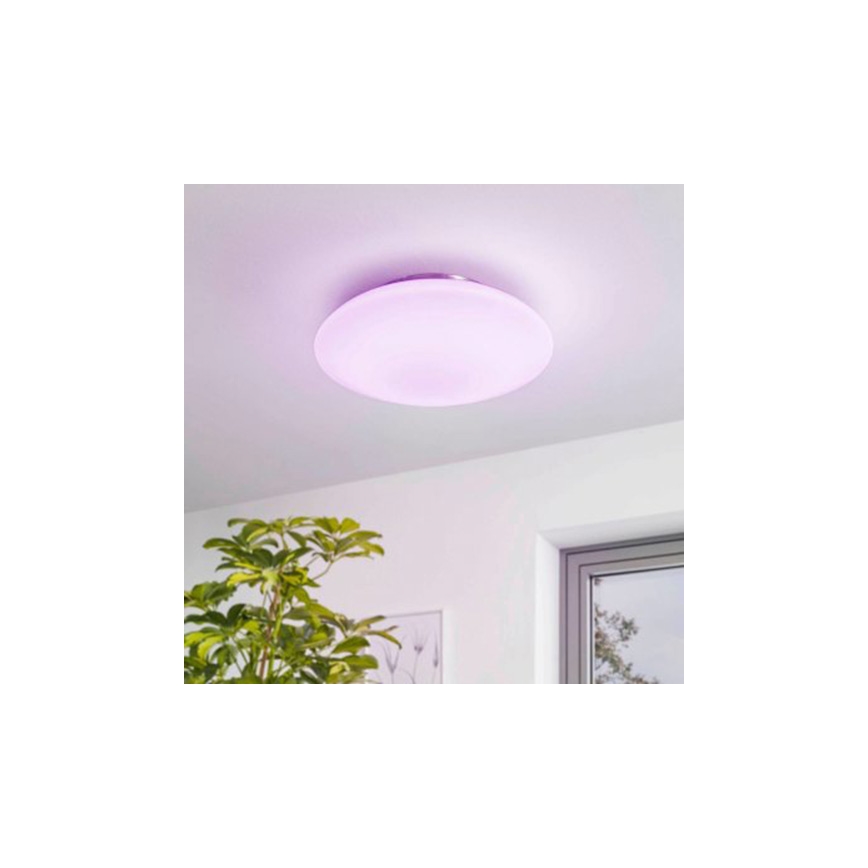 Eglo 97811 - LED RGB hämardatav laelamp FRATTINA-C 1xLED/27W/230V