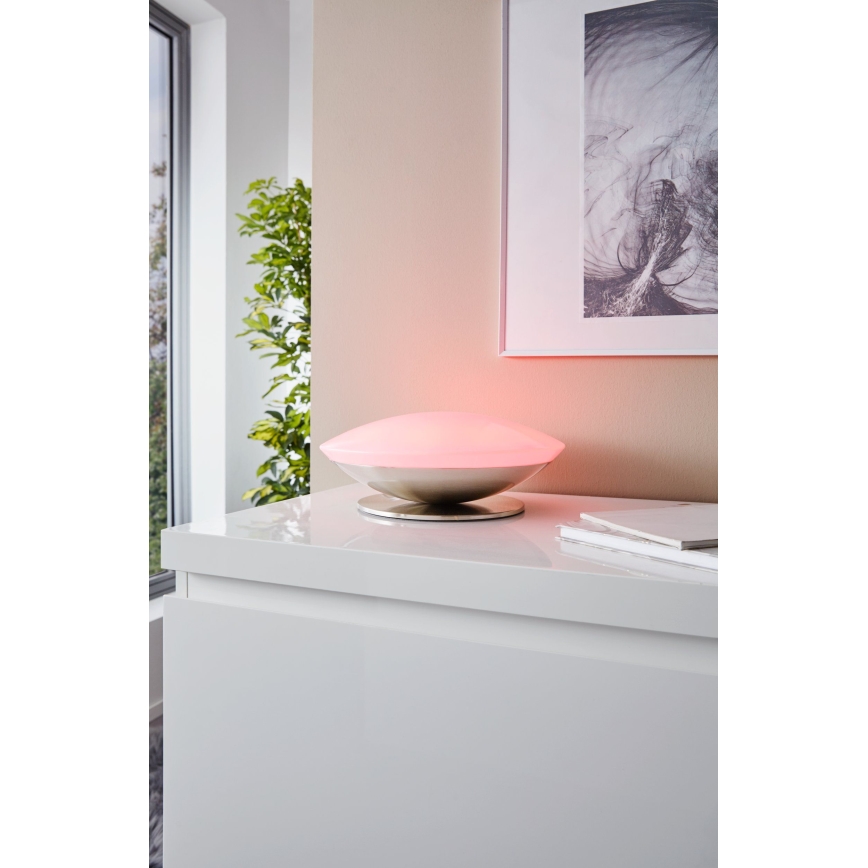 Eglo 97813 - LED RGB Hämardatav laualamp FRATTINA-C 1xLED/18W/230V