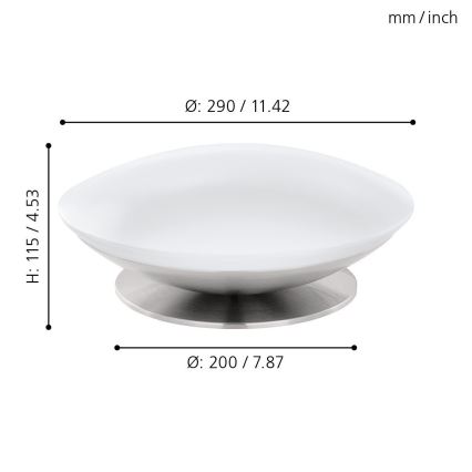 Eglo 97813 - LED RGB Hämardatav laualamp FRATTINA-C 1xLED/18W/230V