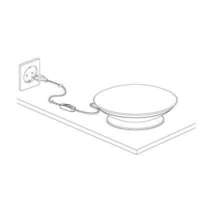 Eglo 97813 - LED RGB Hämardatav laualamp FRATTINA-C 1xLED/18W/230V