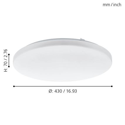 Eglo - LED Laevalgusti LED/33,5W/230V