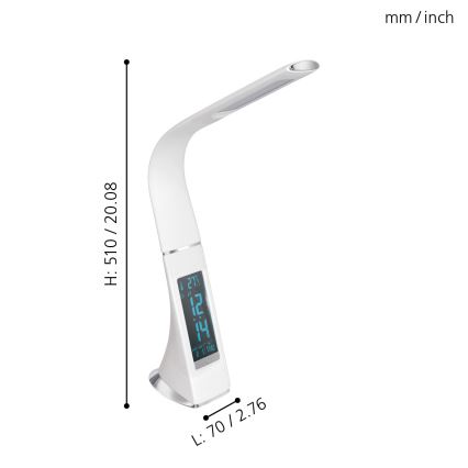 Eglo - Hämardatav LED-laualamp LED/3,2W/230V
