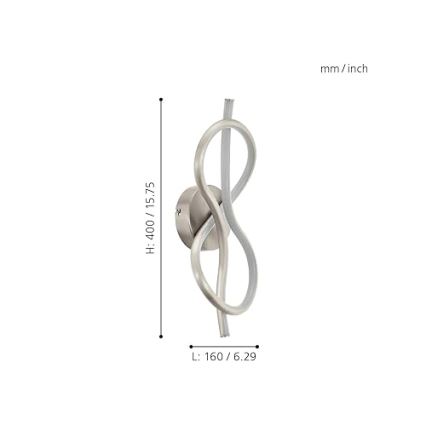 Eglo - LED-seinavalgusti LED/10W/230V