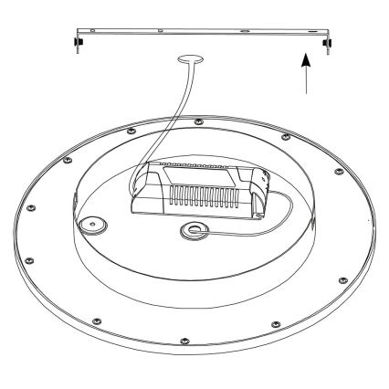 Eglo - LED RGBW Laevalgusti SARSINA-C LED/16W/230V + Pult