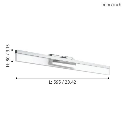 Eglo - LED-seinavalgusti LED/10W/230V