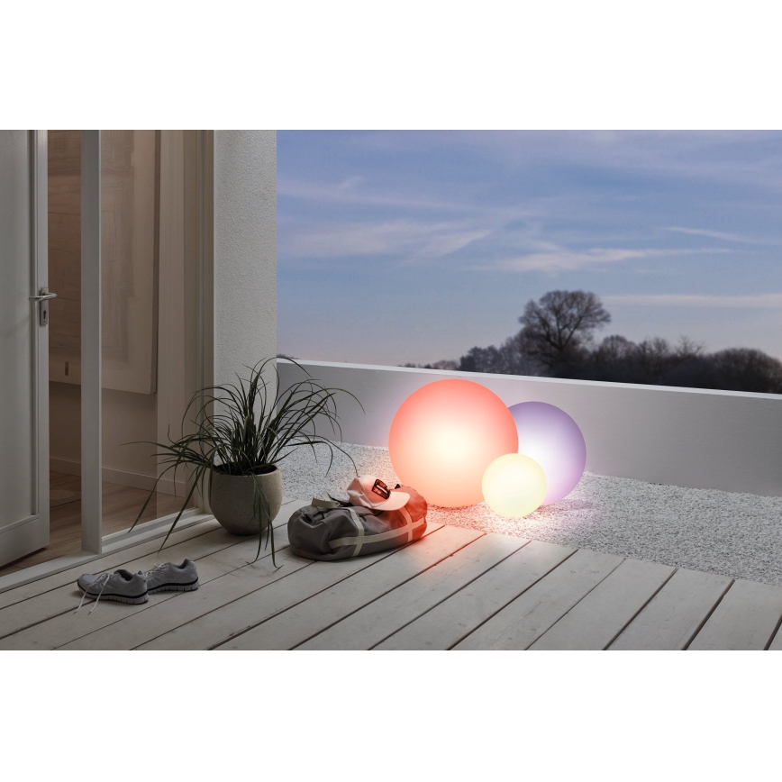 Eglo - LED RGBW Väli põrandalamp MONTEROLO-C 1xLED/9W/230V IP65 ø600