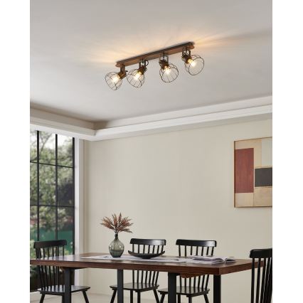 Eglo 98137 - SAMBATELLO laevalgusti 4xE27/40W/230V