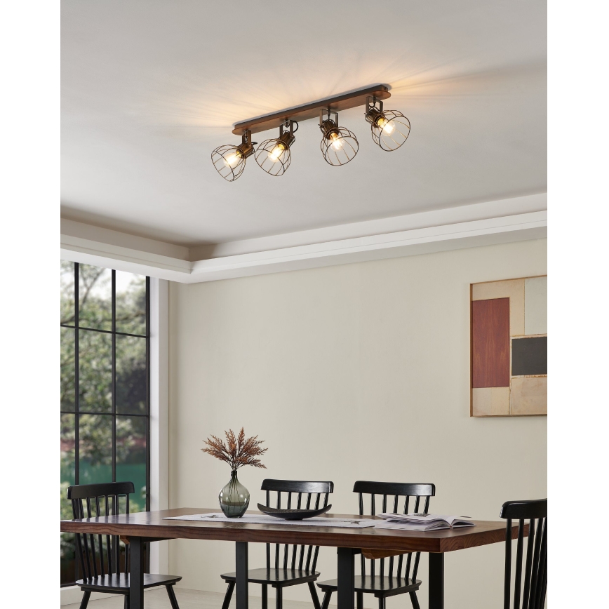 Eglo 98137 - SAMBATELLO laevalgusti 4xE27/40W/230V