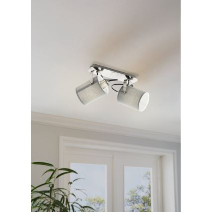 Eglo 98139 - Punktvalgusti VILLABATE 2xE27/10W/230V