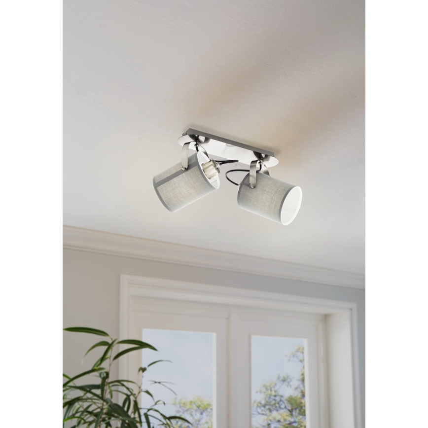 Eglo 98139 - Punktvalgusti VILLABATE 2xE27/10W/230V