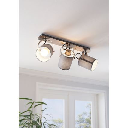 Eglo 98141 - Spottvalgusti VILLABATE 3xE27/10W/230V