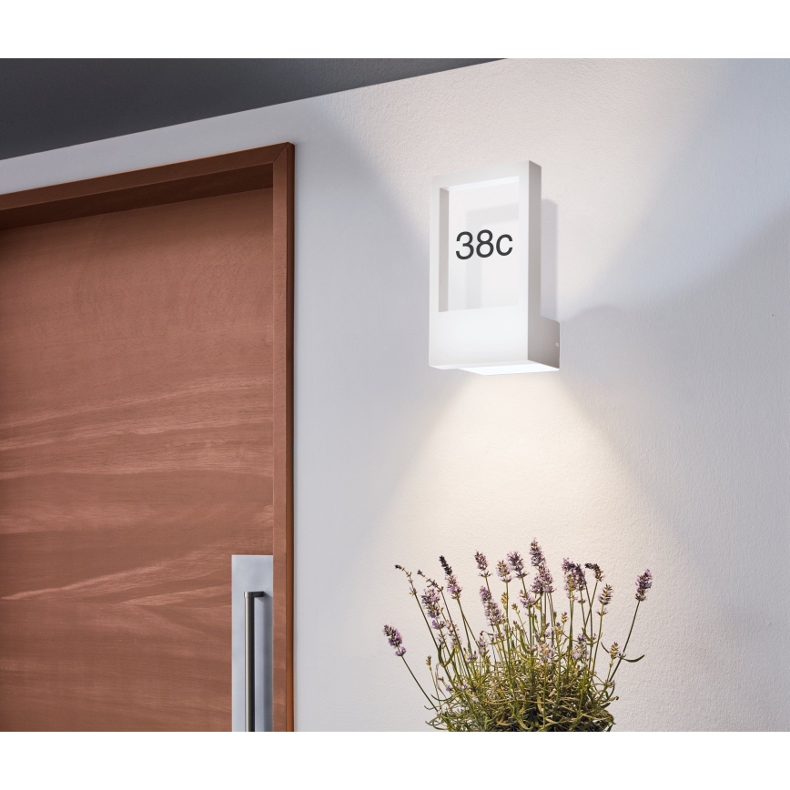 Eglo - Majanumber 1xE27/28W/230V IP4valge