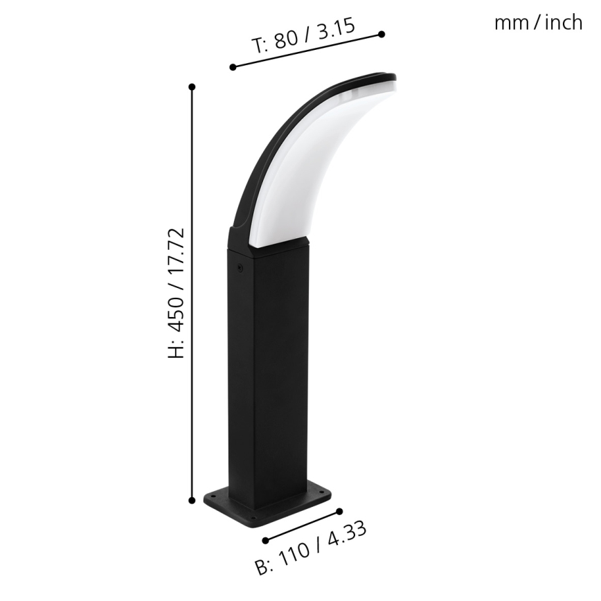 Eglo - LED Õuelamp LED/11W/230V IP4kõrgus 450