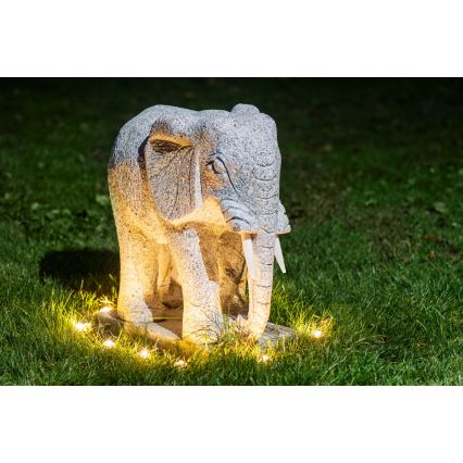 Eglo - LED väljas kasutamiseks mõeldud dekoratiivne valgusnöör 9xLED 10m IP65 soe valge