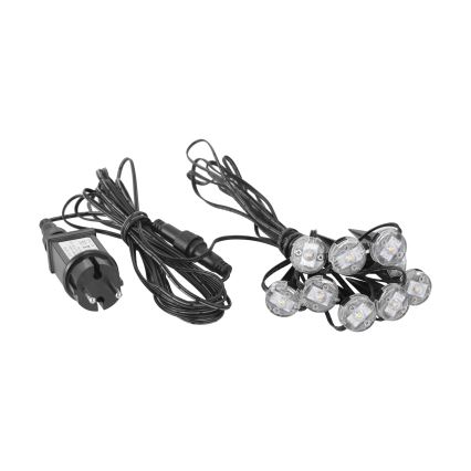 Eglo - LED välisdekoratiivne valgusnöör 9xLED 10m IP65 soe valge