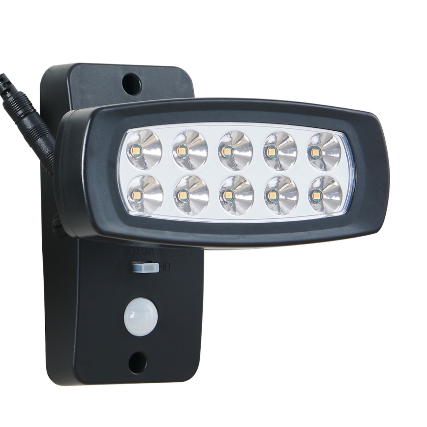 Eglo - LED Päikesepaneeliga seinavalgusti koos anduriga LED/1,2V 600 mAh IP44