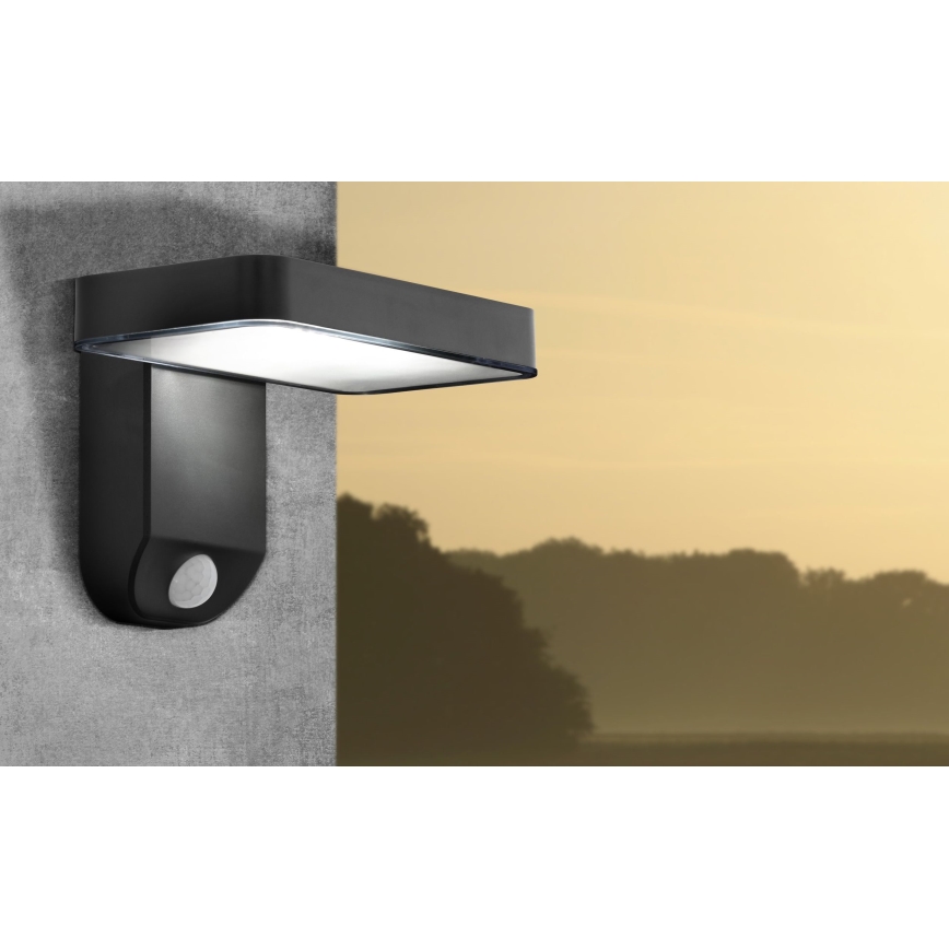 Eglo - LED Päikesepaneeliga seinavalgusti koos anduriga LED/4,5W/3,7V 2200 mAh IP44