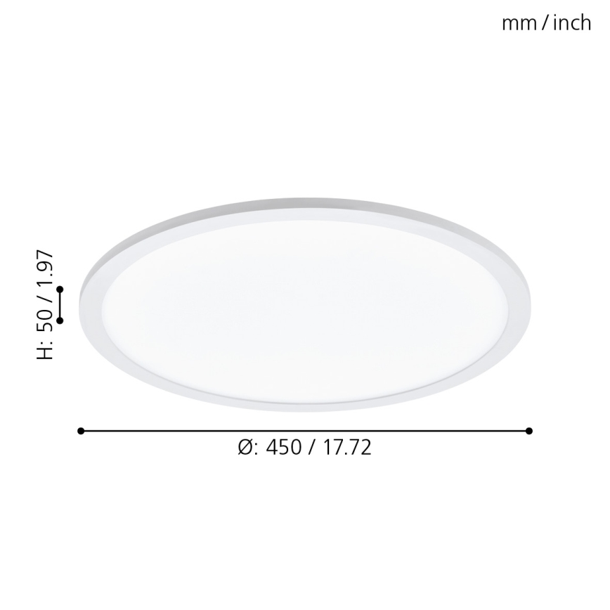 Eglo - LED Hämardatav laevalgusti LED/19,5W/230V + pult