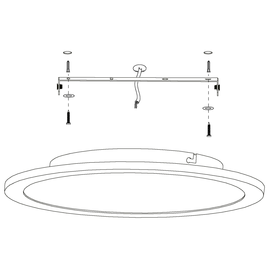 Eglo - LED Hämardatav laevalgusti LED/19,5W/230V + pult