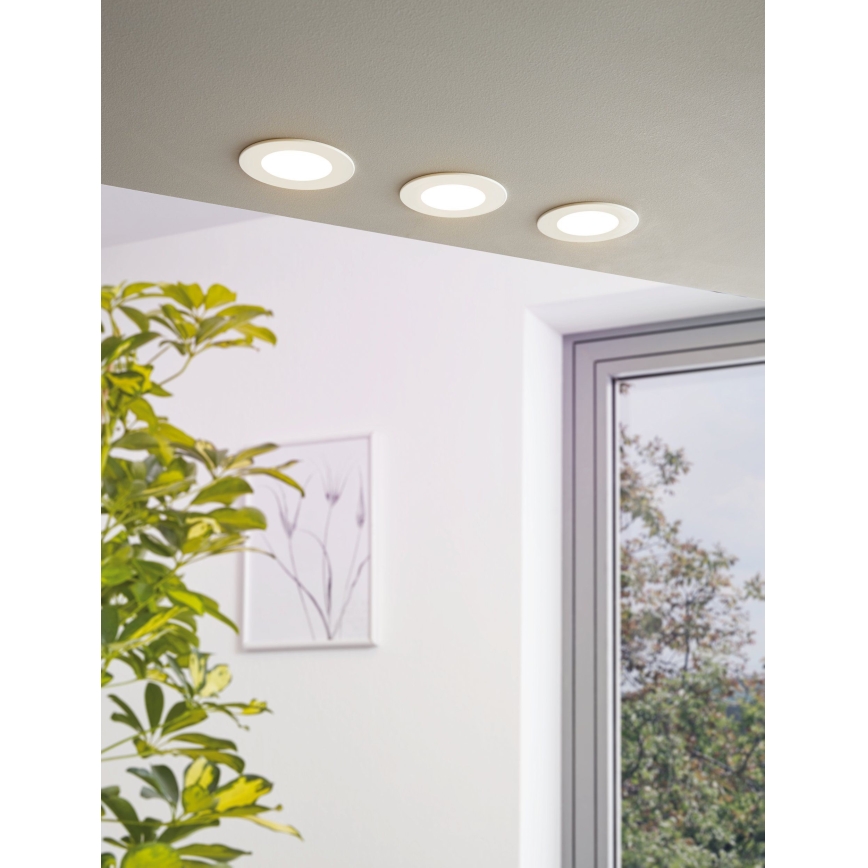 Eglo – LED-hämardatav sisseehitatav laevalgusti LED/5W/230V + kaugjuhtimispult, läbimõõt 12 cm