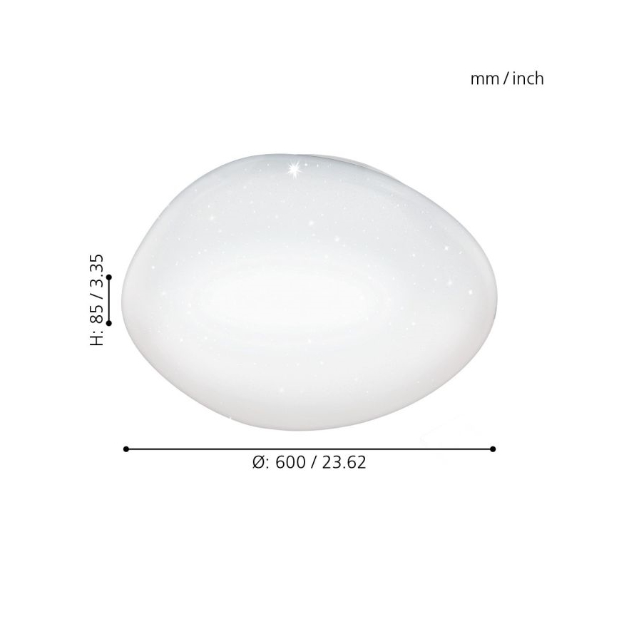 Eglo - LED Hämardatav laevalgusti LED/36W/230V + pult
