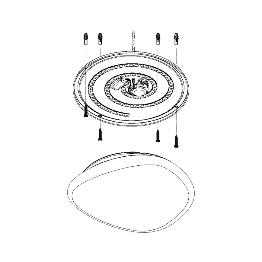 Eglo - LED Hämardatav laevalgusti LED/36W/230V + pult