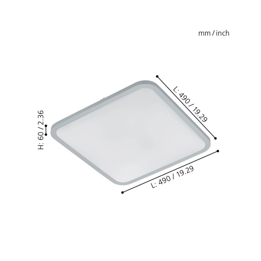 Eglo - LED Hämardatav laevalgusti LED/30W/230V + kaugjuhtimispult