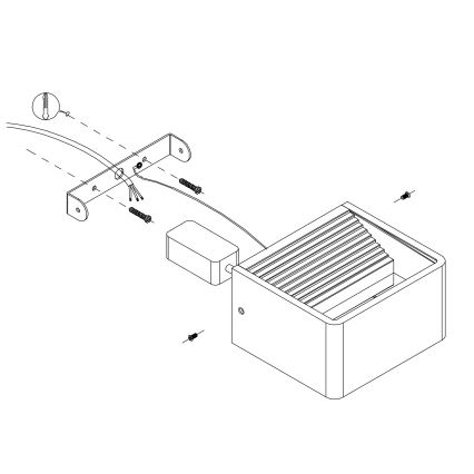 Eglo - LED Väli seinavalgusti LED/6W/230V IP55