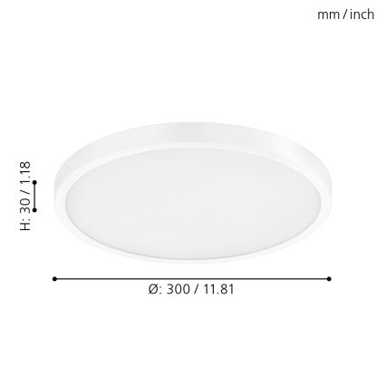 Eglo - LED Hämardatav laevalgusti LED/20W/230V + pult