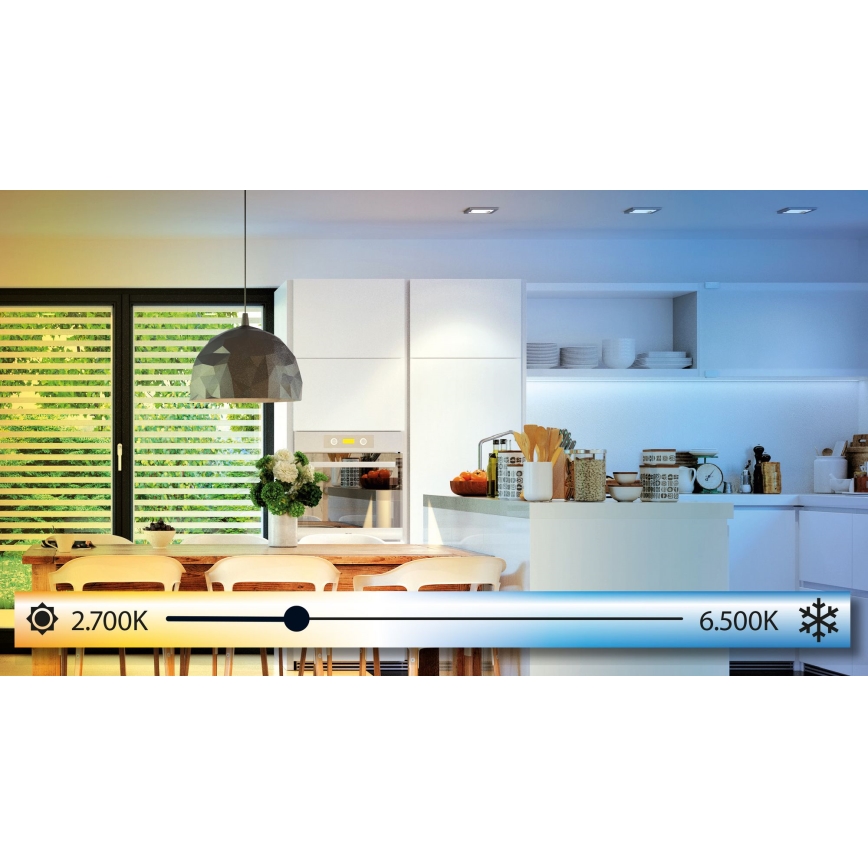 Eglo - LED Hämardatav vannitoavalgusti LED/12W/230V IP44 + pult