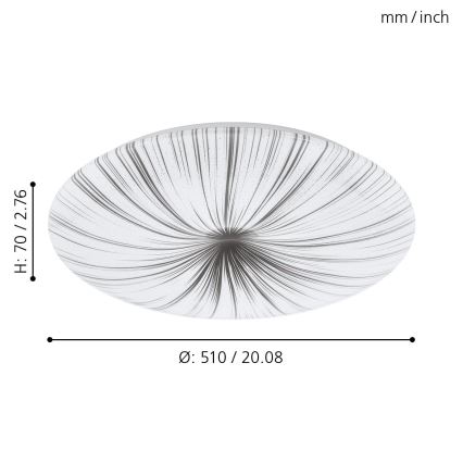 Eglo - LED-laevalgusti LED/30,8W/230V