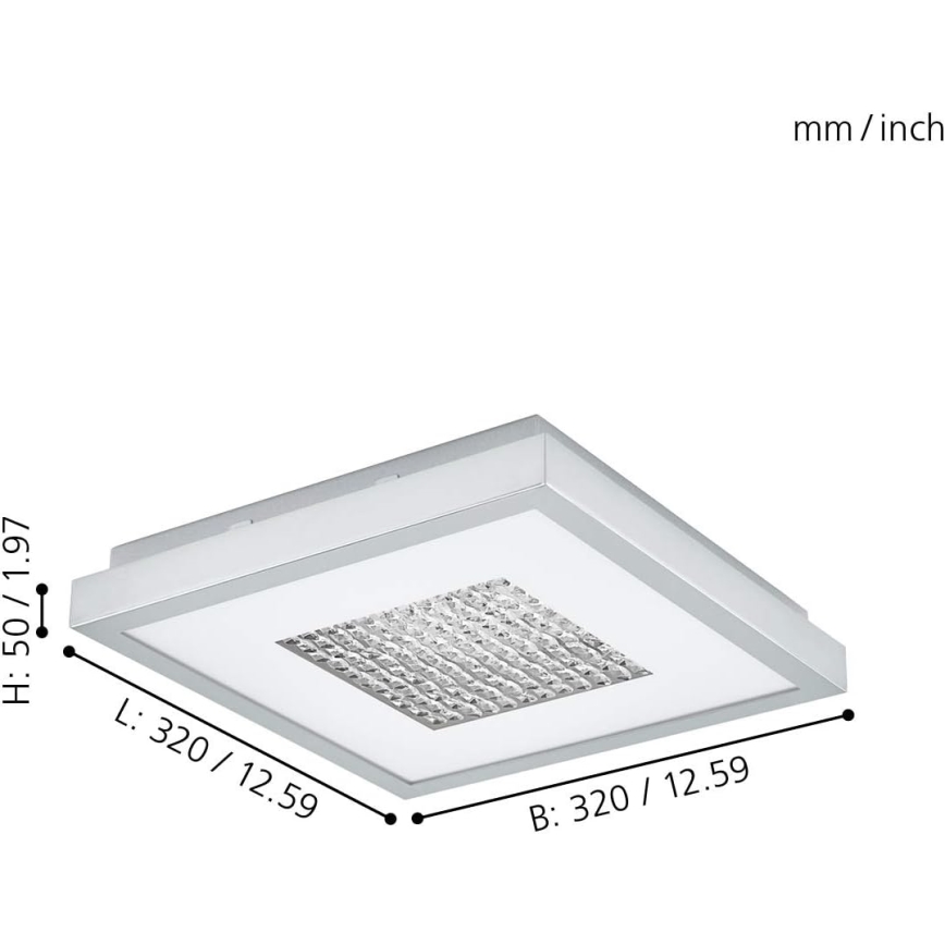 Eglo 98369 - Hämardatav LED-laelamp PESCATE LED/24W/230V