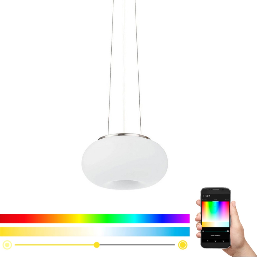 Eglo - LED RGB Hämardatav lühter OPTICA-C LED/21W/230V d. 37,5 cm