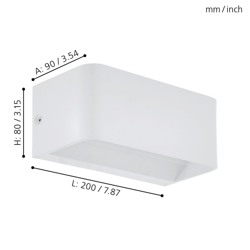Eglo - LED Seinavalgusti LED/10W/230V