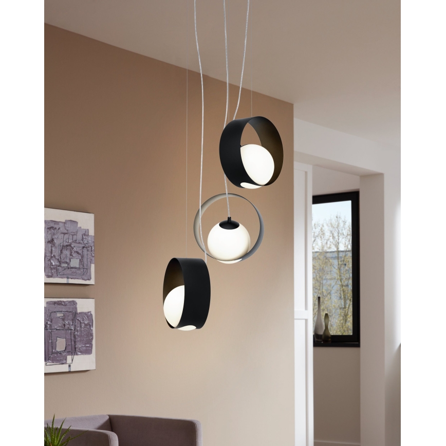 Eglo 98441 - CAMARGO kaabliga rippvalgusti 3xE14/40W/230V
