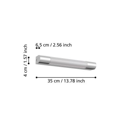 Eglo 98442 - Vannitoa peegli LED-valgusti TRAGACETE LED/8W/230V IP44