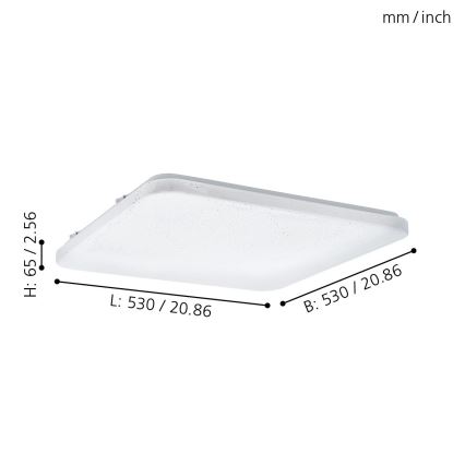 Eglo - LED-laevalgusti LED/49,5W/230V