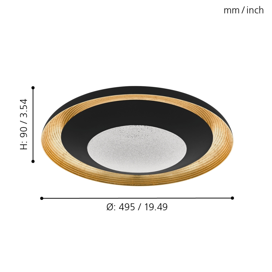 Eglo - LED Hämardatav laevalgusti  LED/24,5W/230V + kaugjuhtimispult