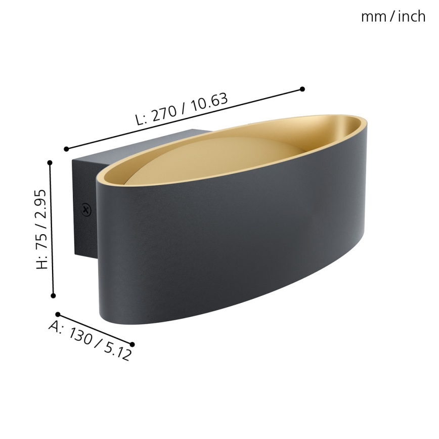 Eglo - LED Seinavalgusti LED/10W/230V