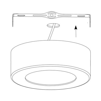 Eglo - LED RGB Hämardatav laevalgusti FUEVA-C LED/21W/230V