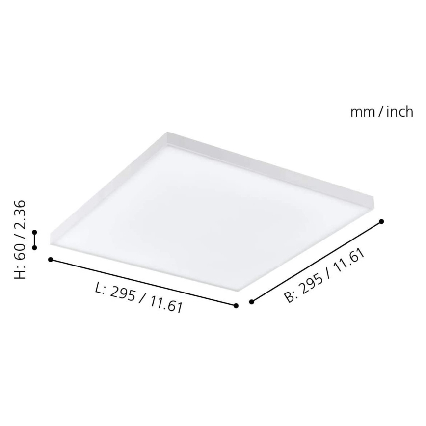 Eglo - RGB LED Hämardatav laevalgusti TURCONA-C LED/15W/230V + kaugjuhtimispult