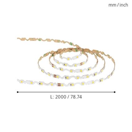 Eglo - LED Riba LED/9,6W/230V/24V 2m