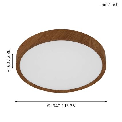 Eglo - LED Laevalgusti LED/14,6W/230V